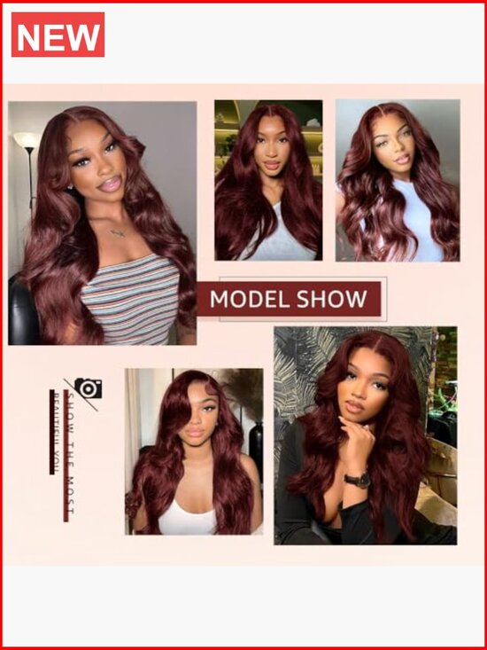 200% Density Body Wave Lace Front Wig Human Hair Pre Plucked 13x4 HD Lace main image 5